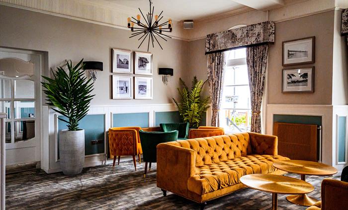 Interior of the Llandudno Bay Hotel.